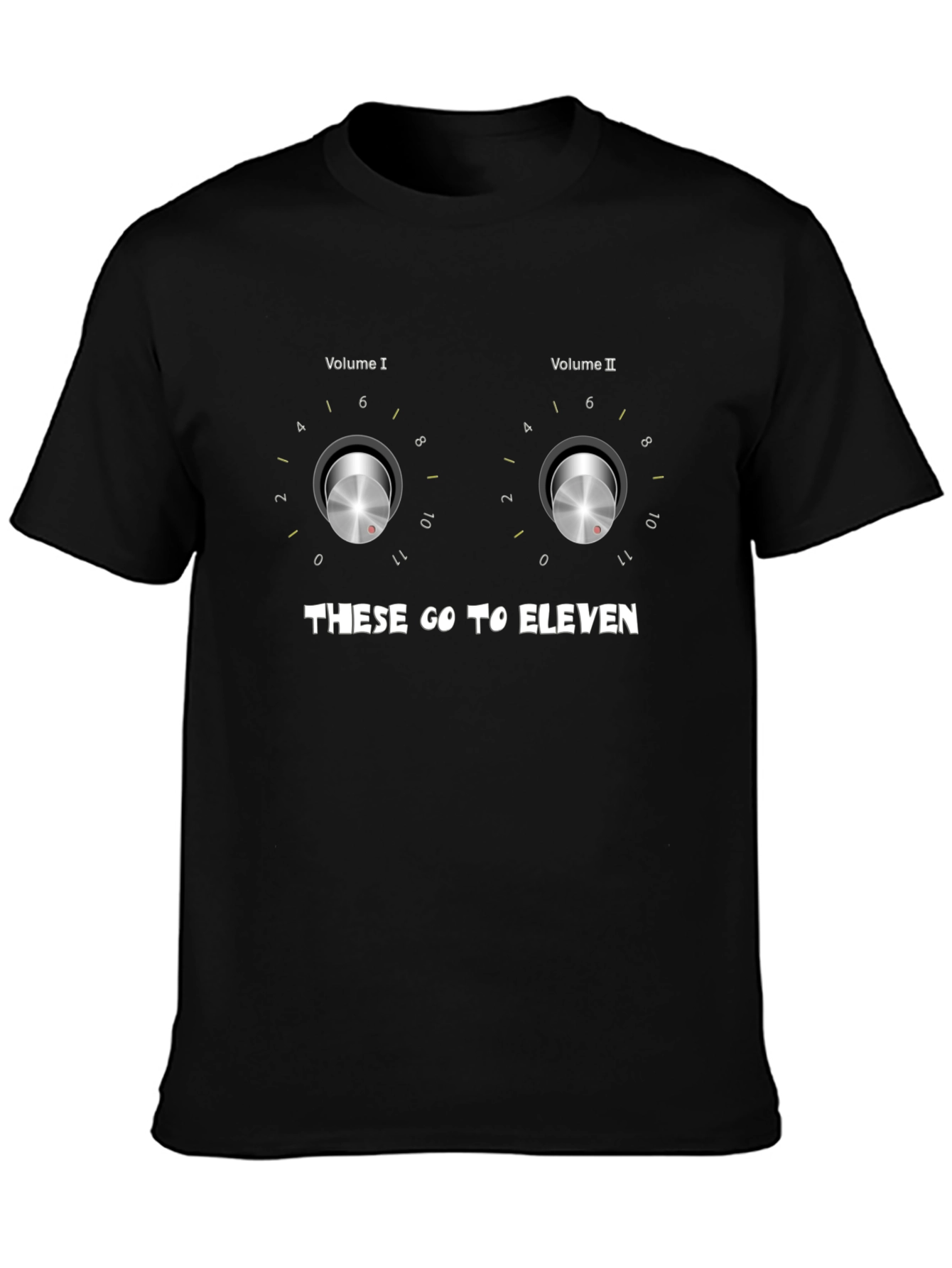 These Go to Eleven T-Shirt - Black