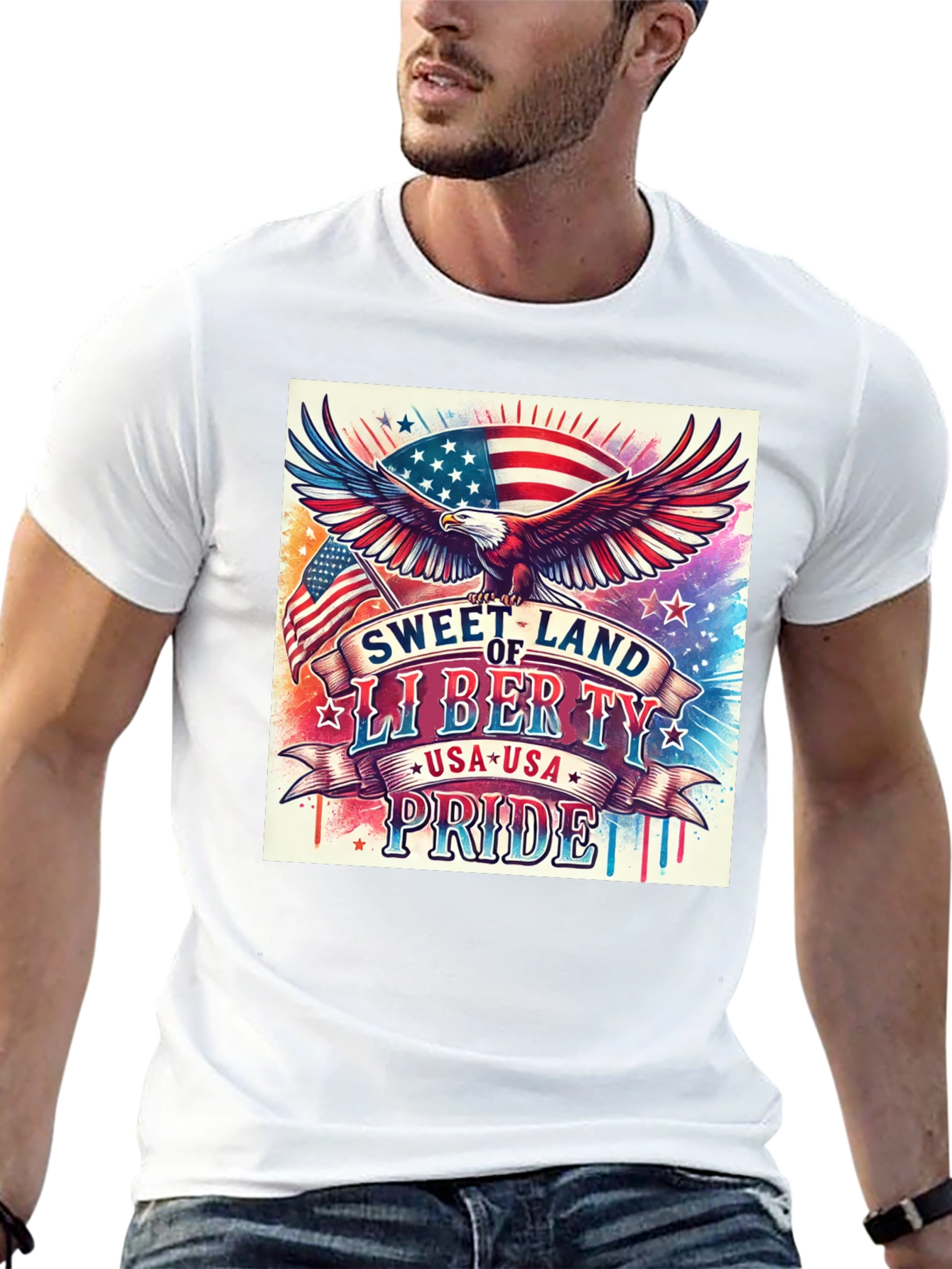 Patriotic Eagle USA Pride T-Shirt