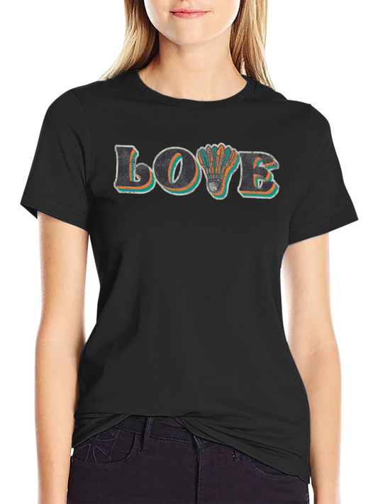 Love Badminton Graphic T-Shirt