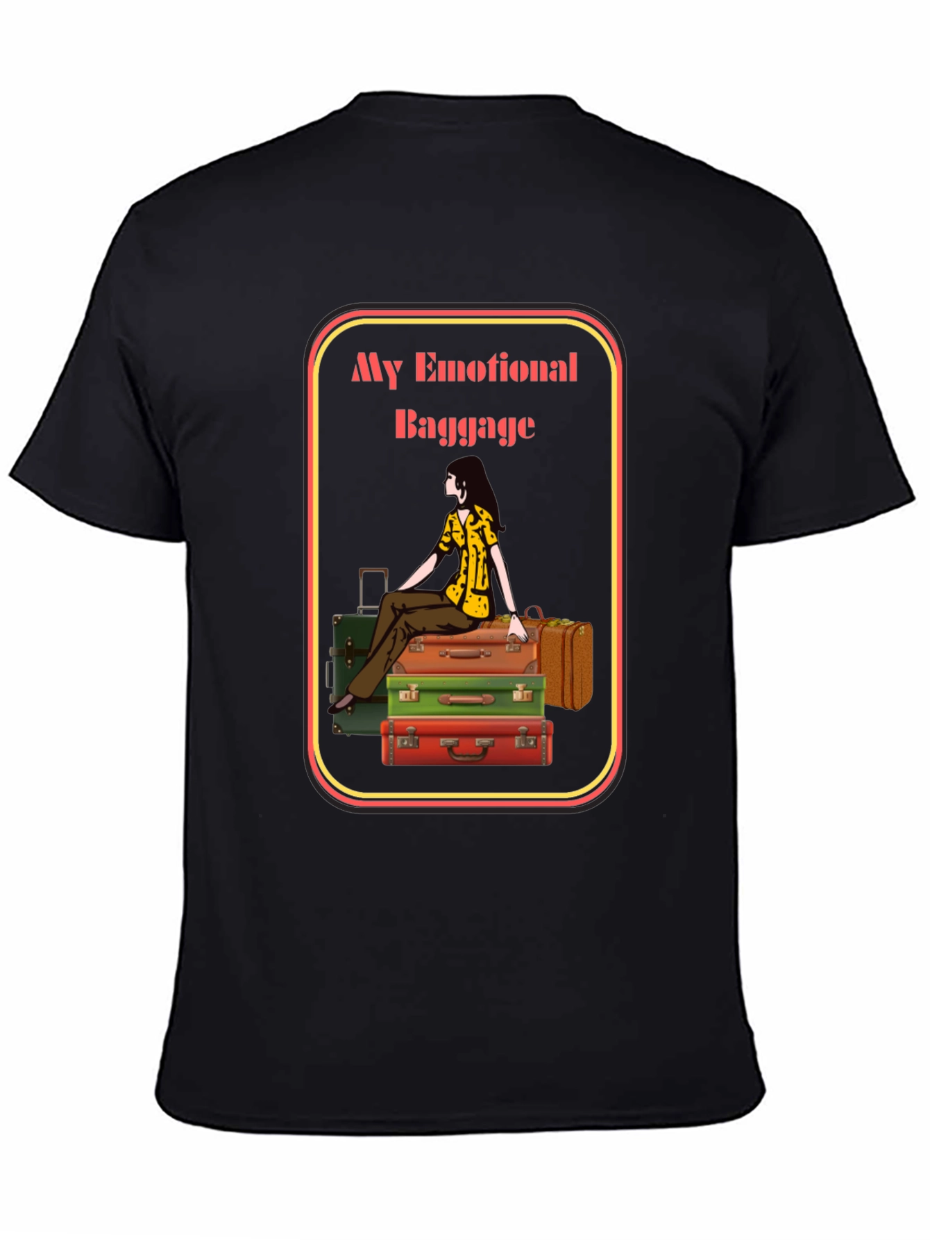 Emotional Baggage Graphic Tee - Unique T-Shirt