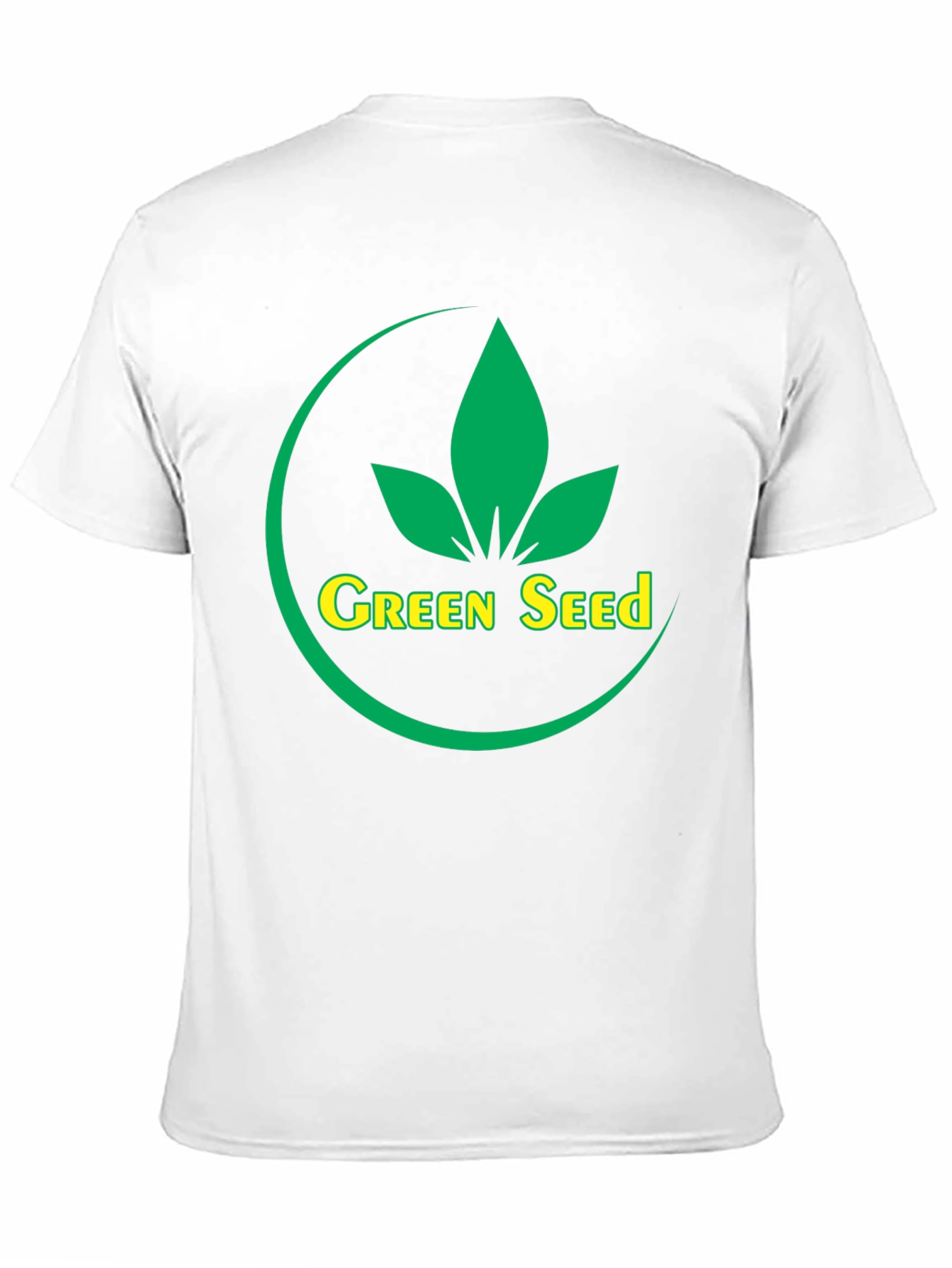 Green Seed Logo Black T-Shirt