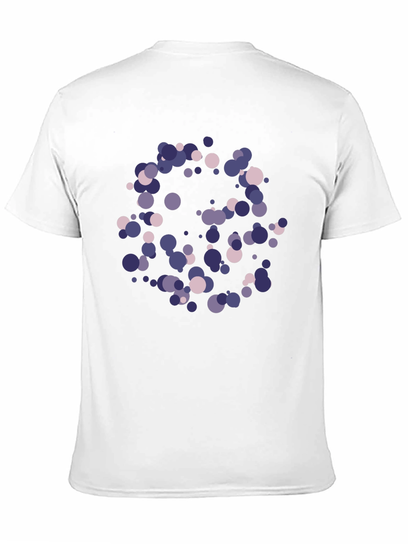 Abstract Polka Dot T-Shirt - Stylish Black Tee