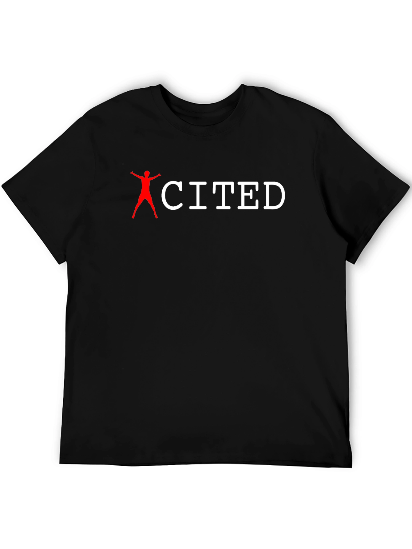 xCITED Graphic T-Shirt - Black Cotton Tee