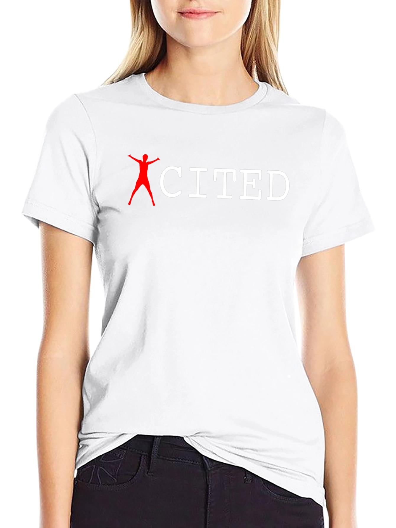 xCITED Graphic T-Shirt - Black Cotton Tee