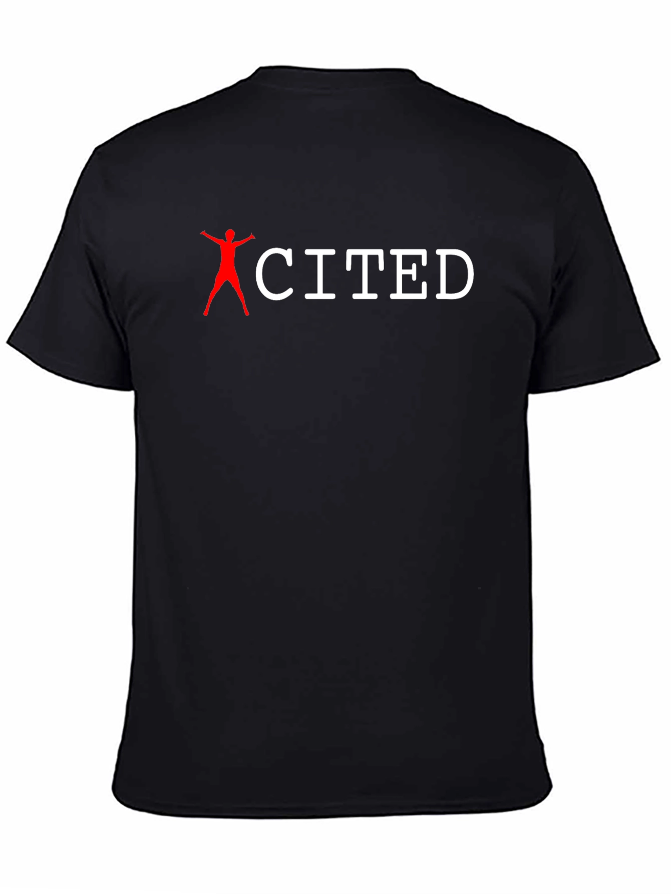 xCITED Graphic T-Shirt - Black Cotton Tee