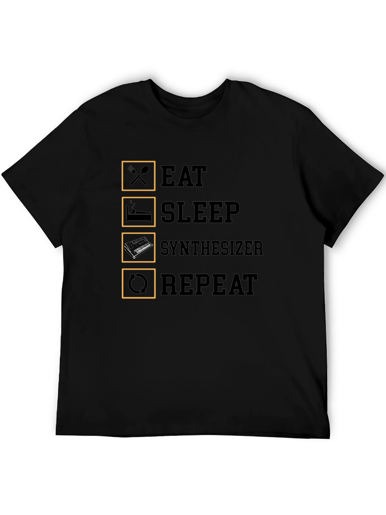 Eat Sleep Synthesizer Repeat T-Shirt
