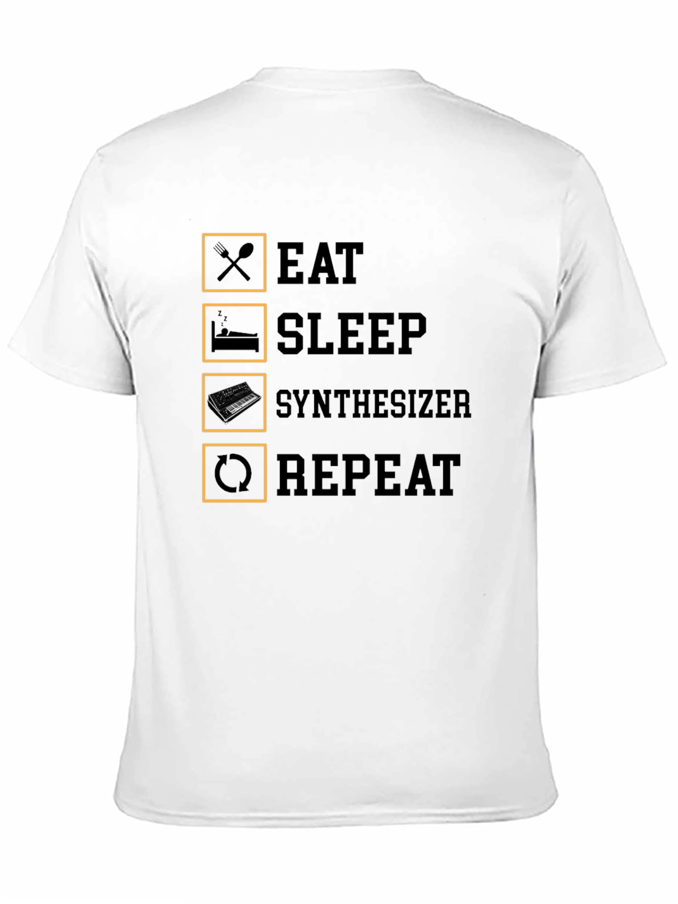 Eat Sleep Synthesizer Repeat T-Shirt