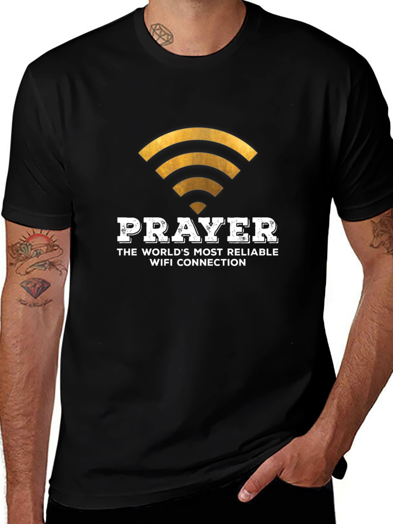 Prayer WiFi Connection T-Shirt