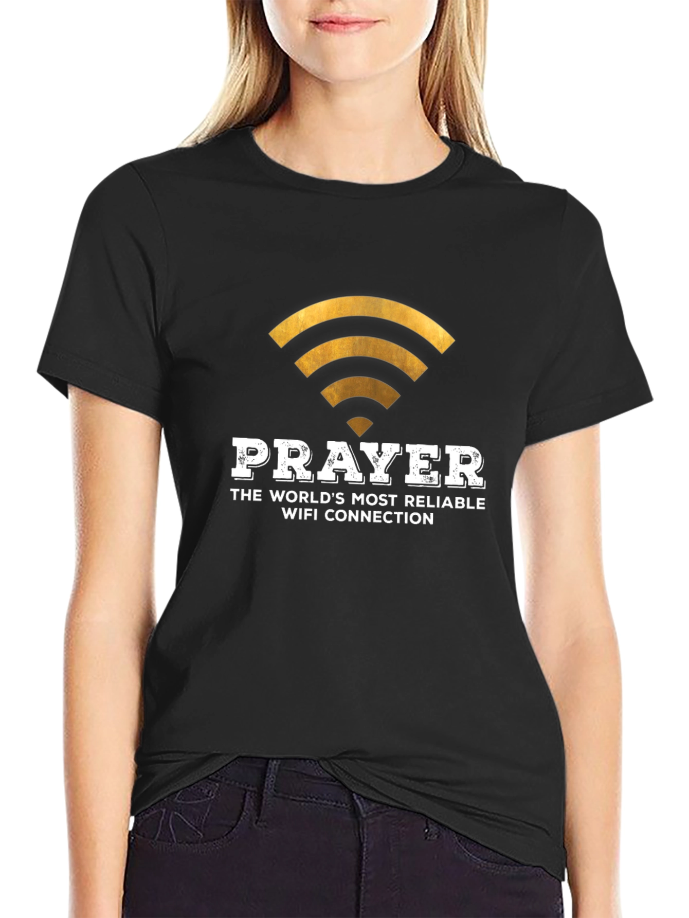 Prayer WiFi Connection T-Shirt