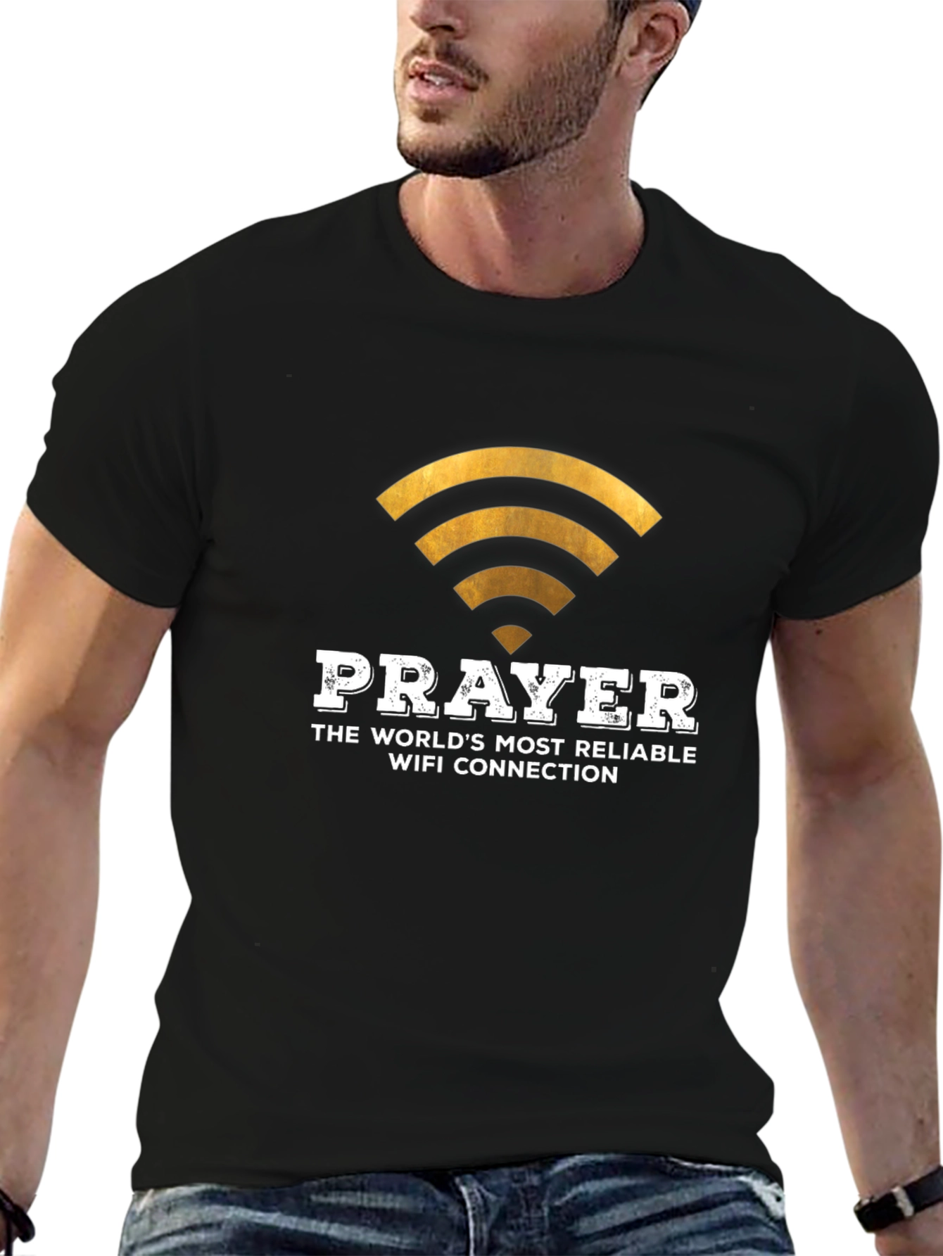 Prayer WiFi Connection T-Shirt