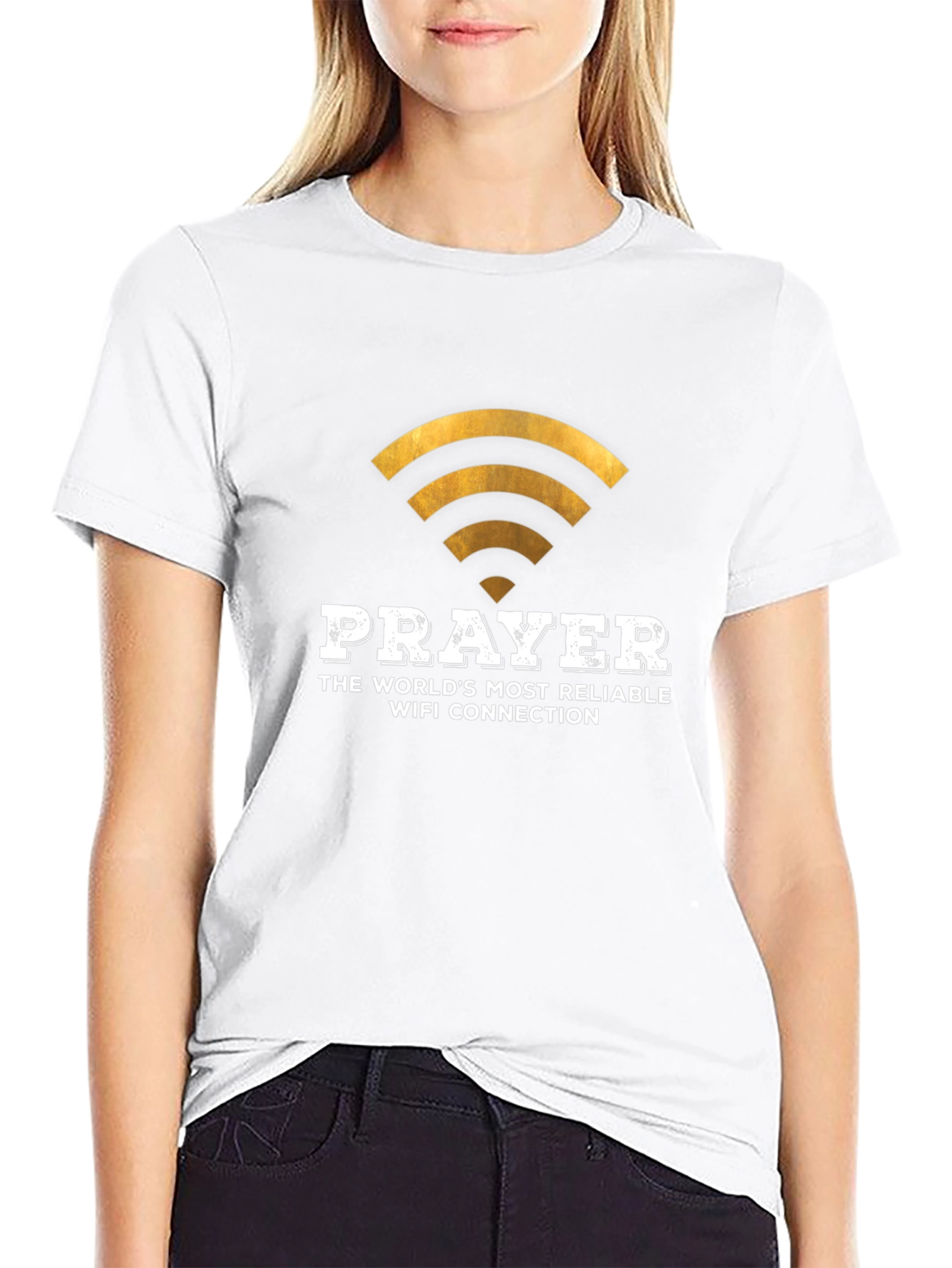 Prayer WiFi Connection T-Shirt