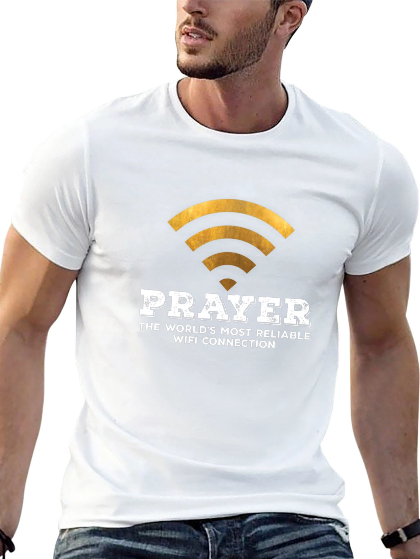 Prayer WiFi Connection T-Shirt