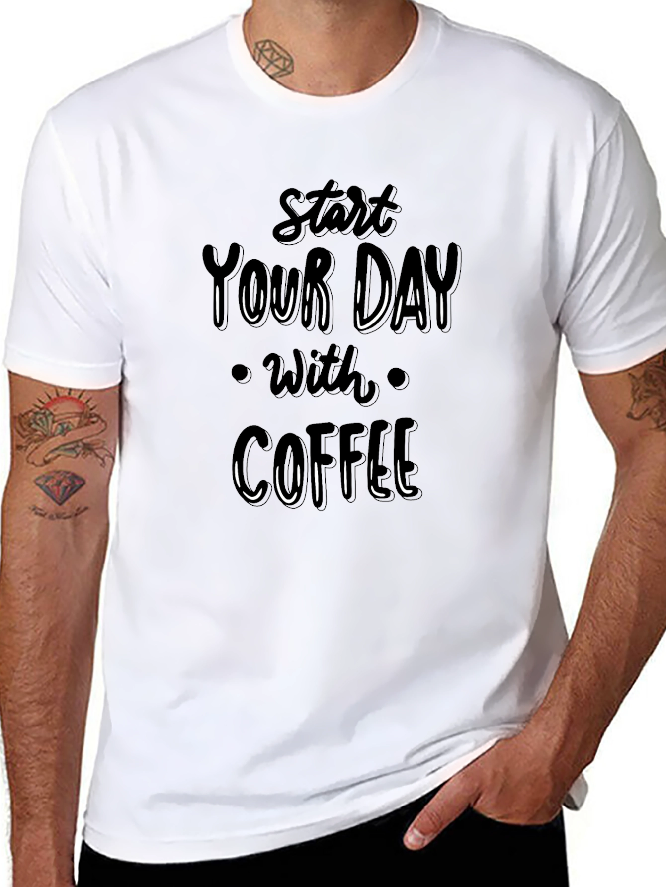 Start Your Day with Coffee Black Tee