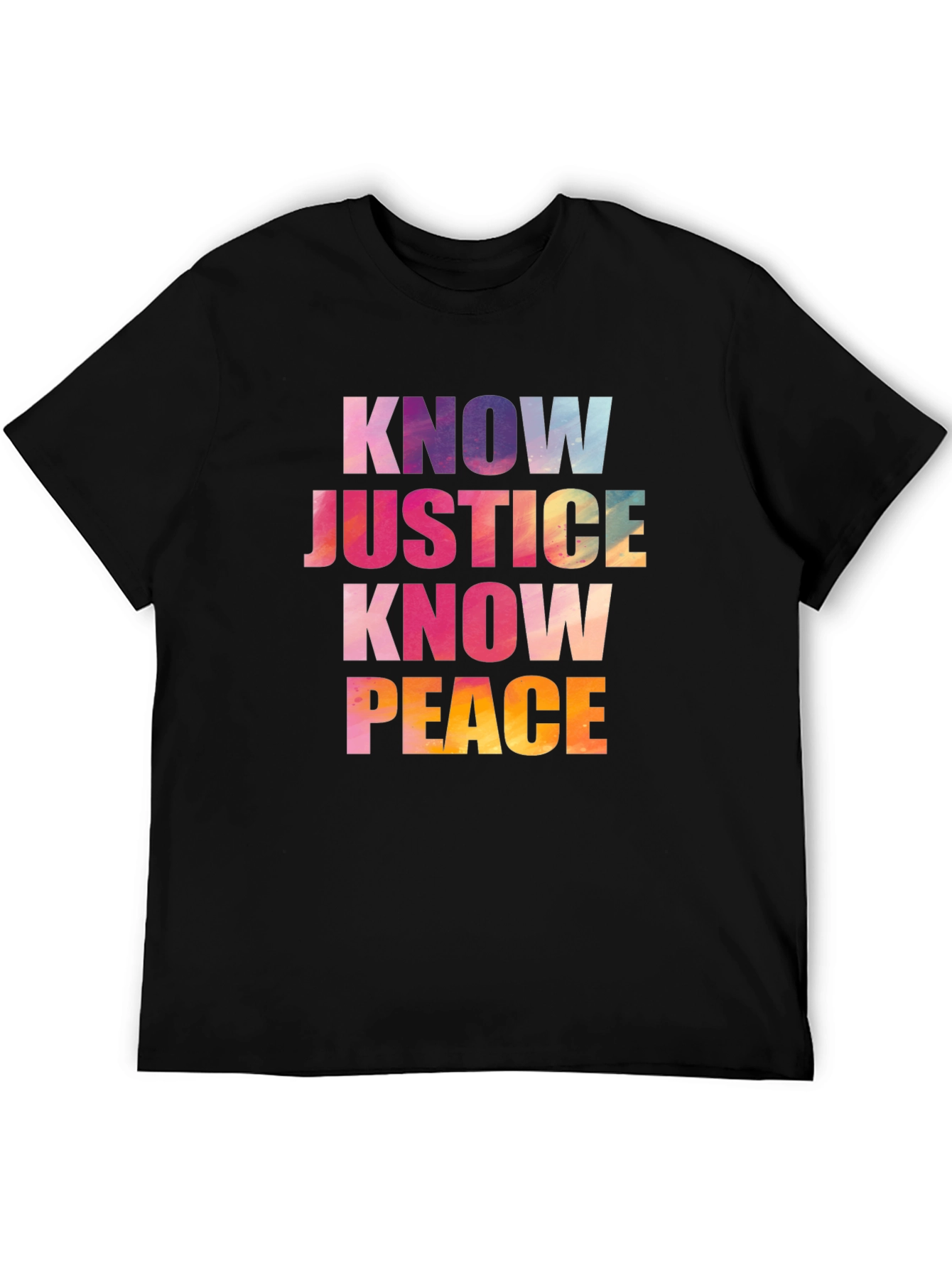 Know Justice Know Peace Graphic T-Shirt