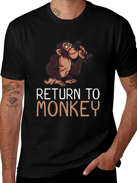 Return To Monkey Novelty Graphic Tee