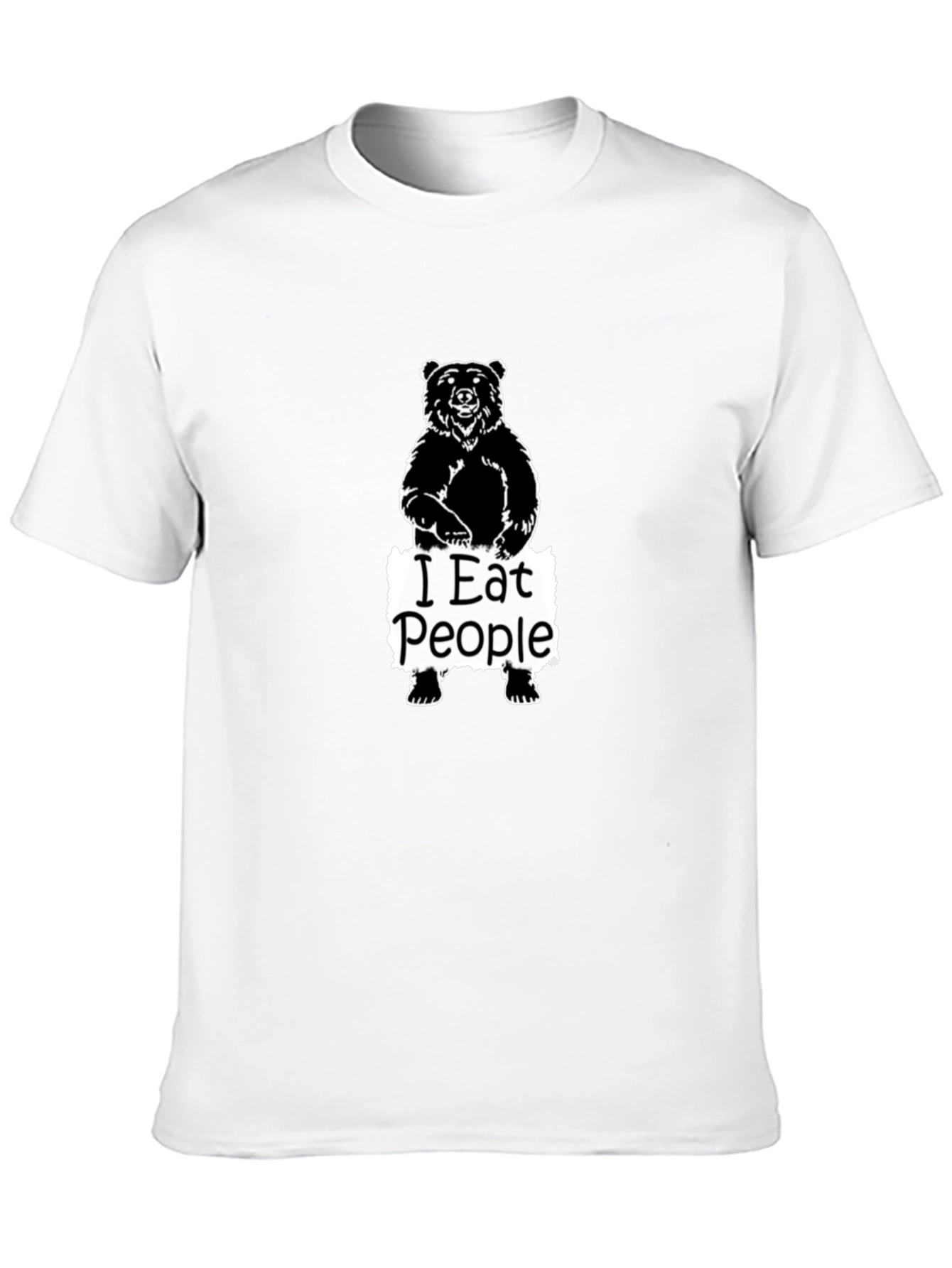 Bear I Eat People Graphic T-Shirt