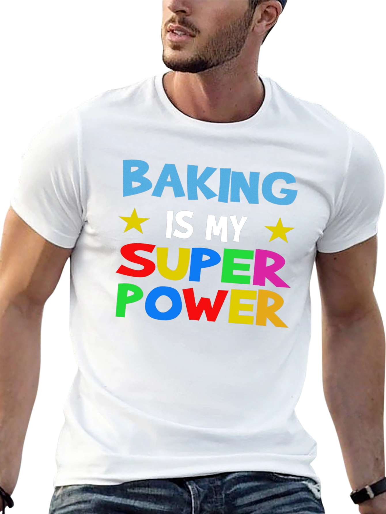 Baking is My Super Power Graphic T-Shirt