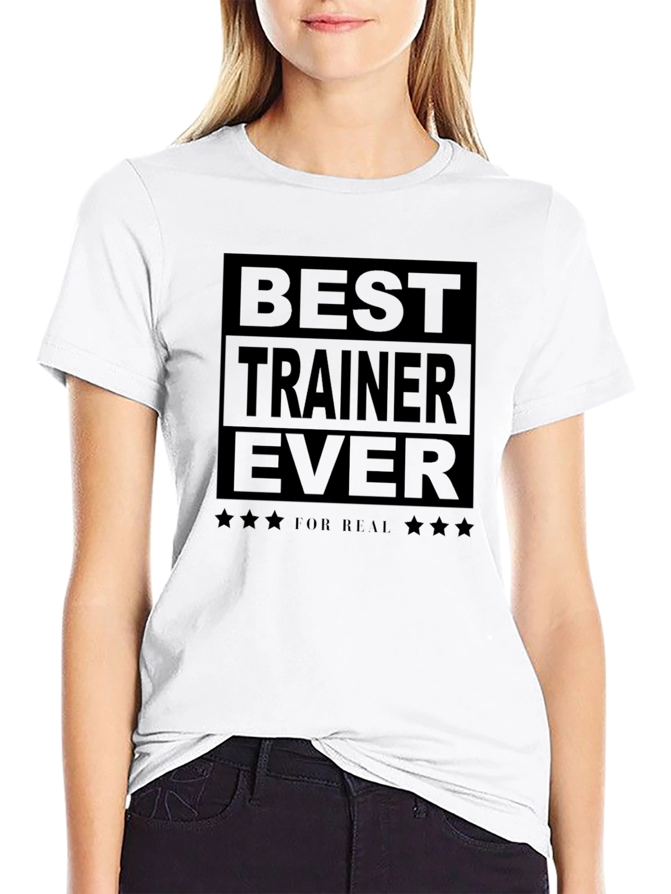 Best Trainer Ever T-Shirt - Black Cotton Tee