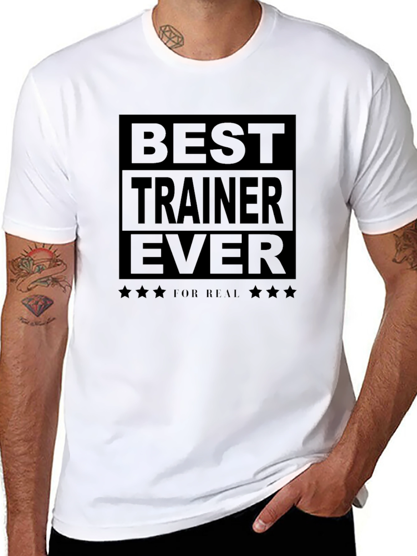 Best Trainer Ever T-Shirt - Black Cotton Tee