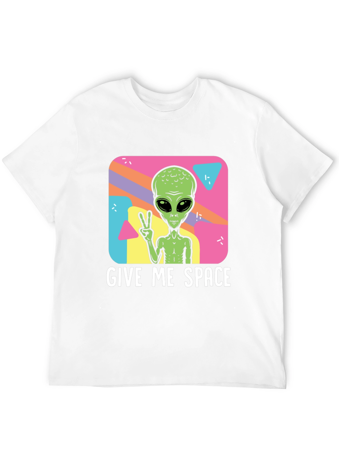 Give Me Space Alien T-Shirt - Black