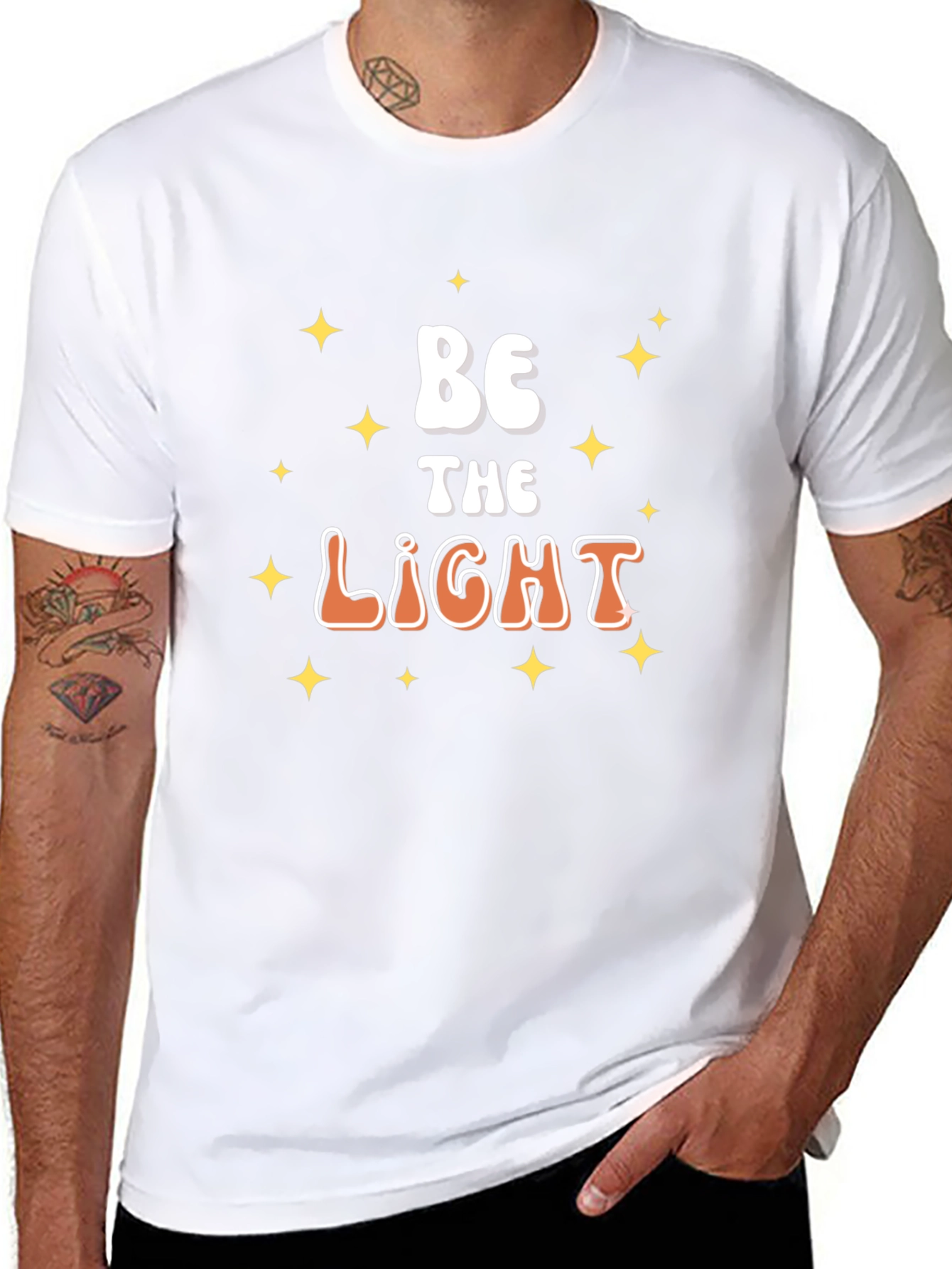 Be The Light Graphic Tee - Stylish Comfort