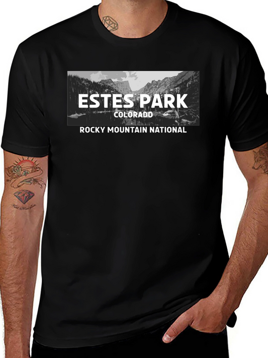 Estes Park Colorado Black T-Shirt