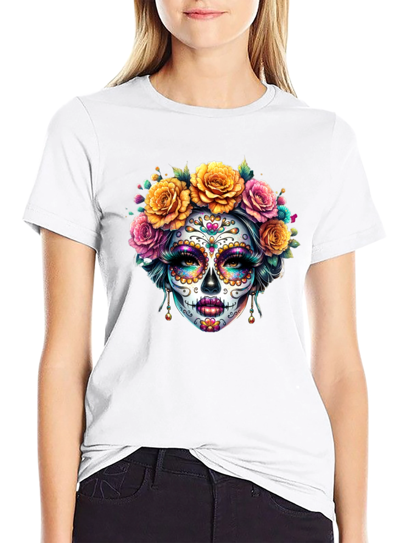 Day of the Dead Sugar Skull T-Shirt