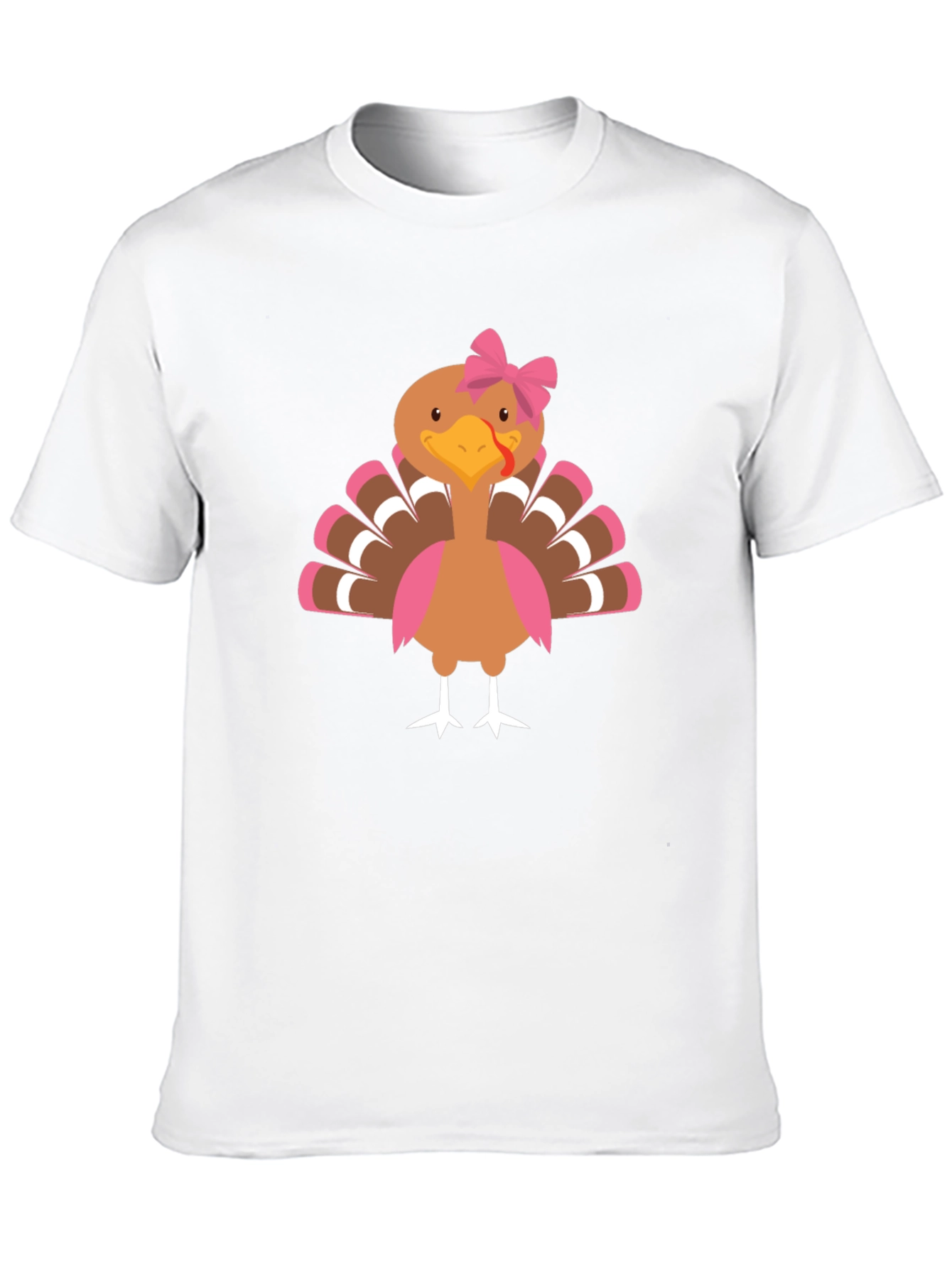 Festive Turkey Graphic Tee - Thanksgiving Apparel