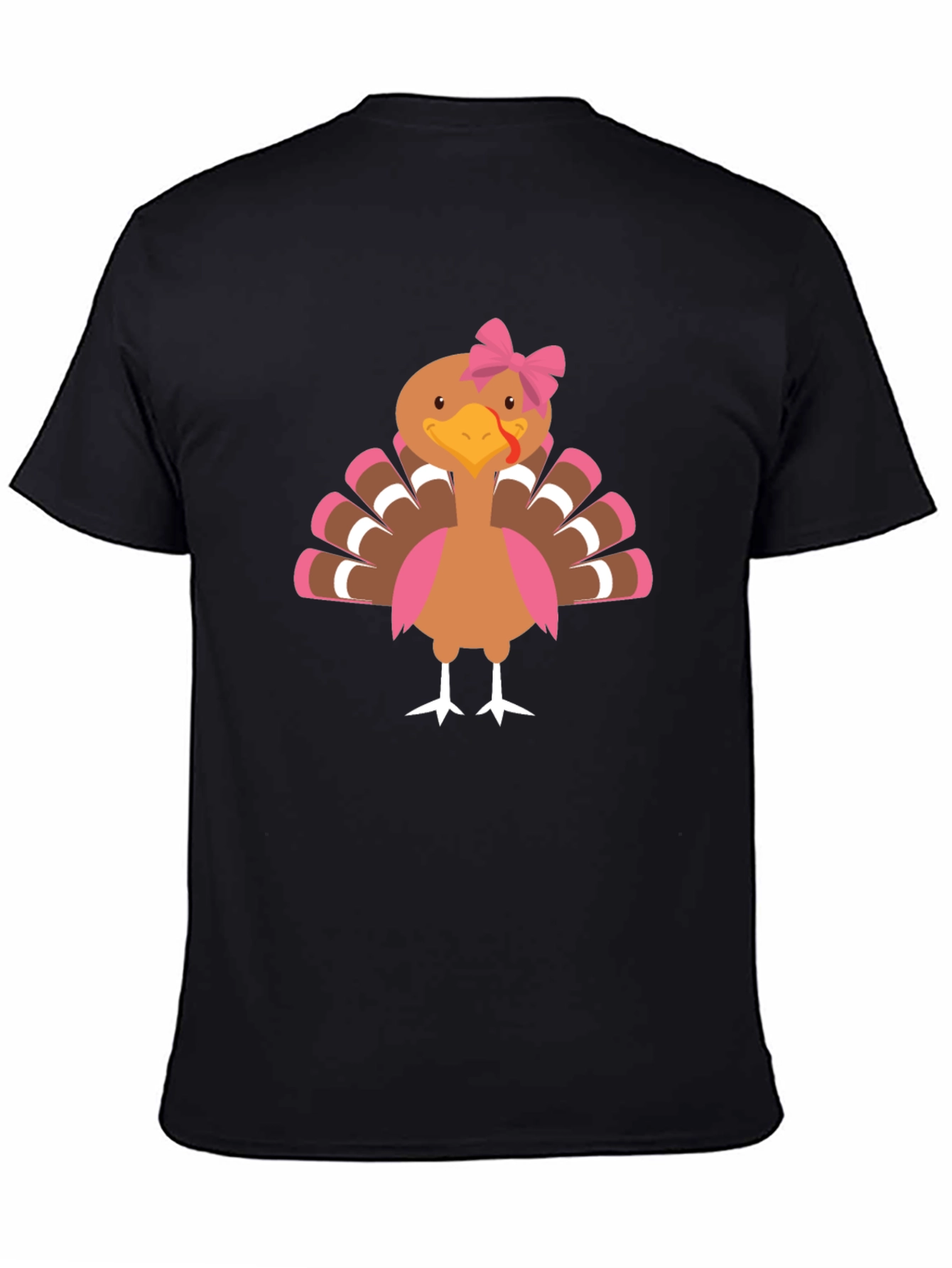 Festive Turkey Graphic Tee - Thanksgiving Apparel