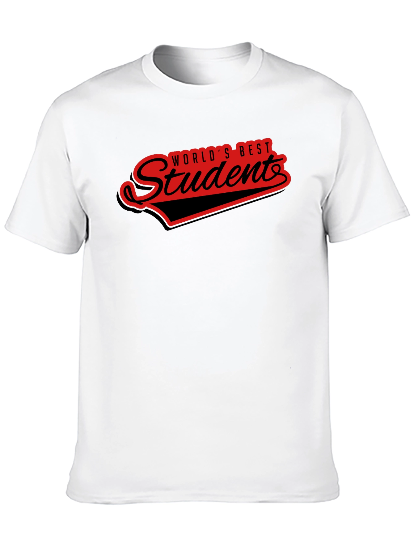 Worlds Best Student T-Shirt - Black
