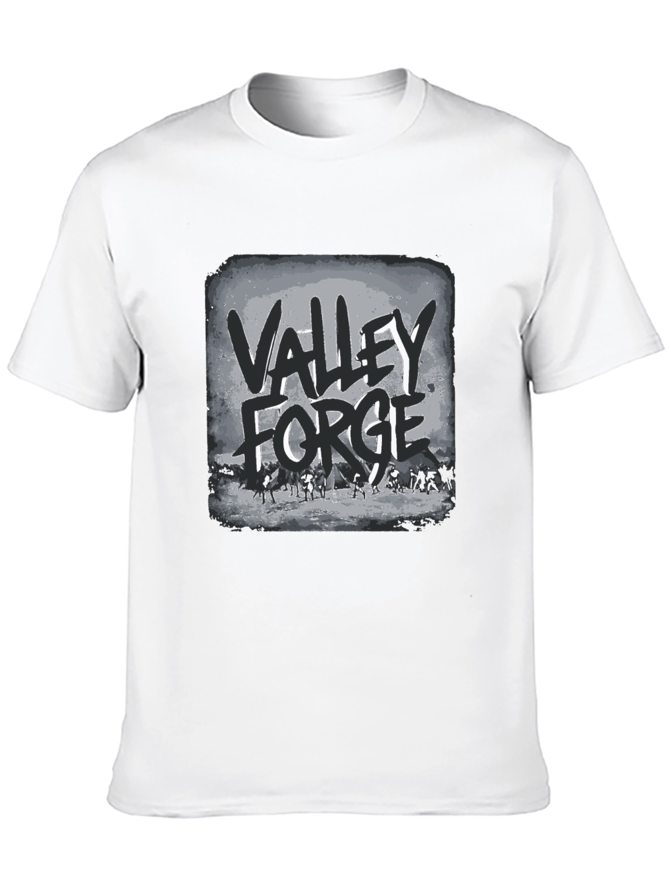Valley Forge T-Shirt - Black Graphic Tee