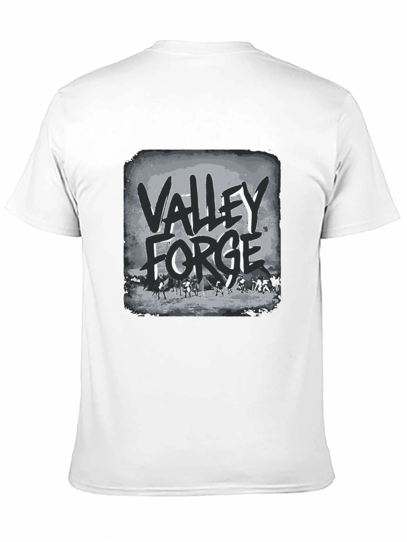 Valley Forge T-Shirt - Black Graphic Tee