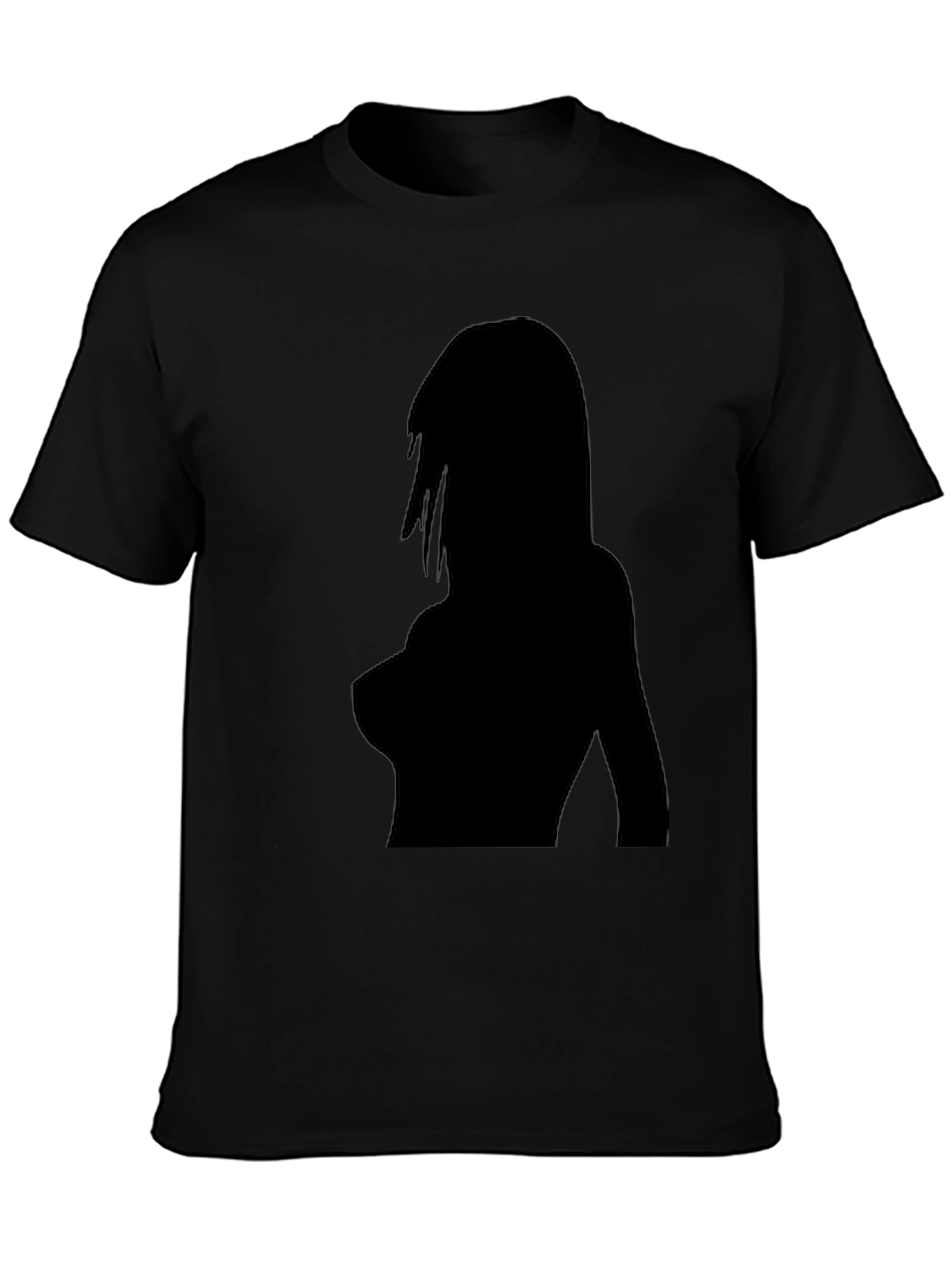 Silhouette Graphic T-Shirt - Bold Black Tee