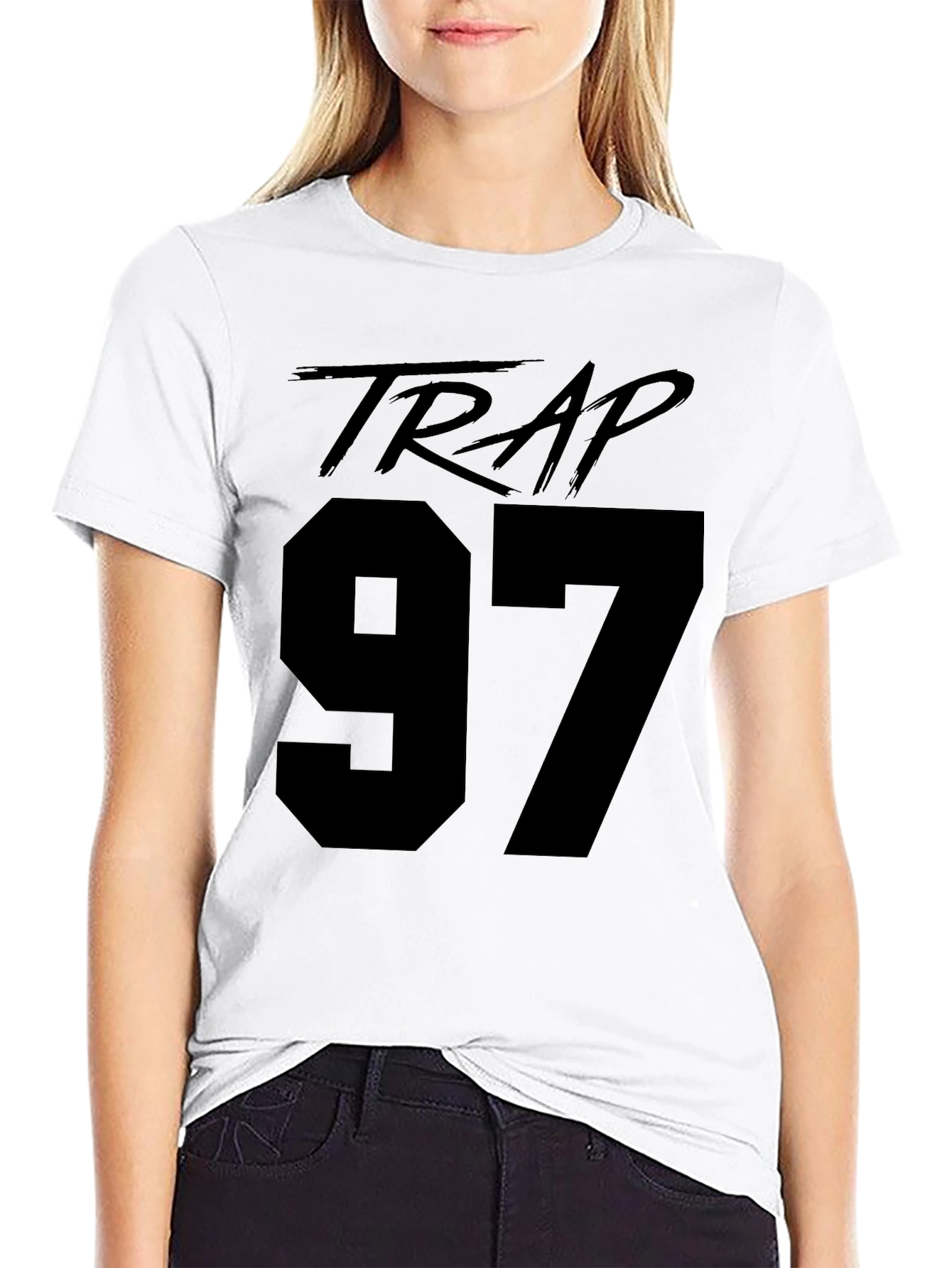 Trap 97 Black Graphic T-Shirt
