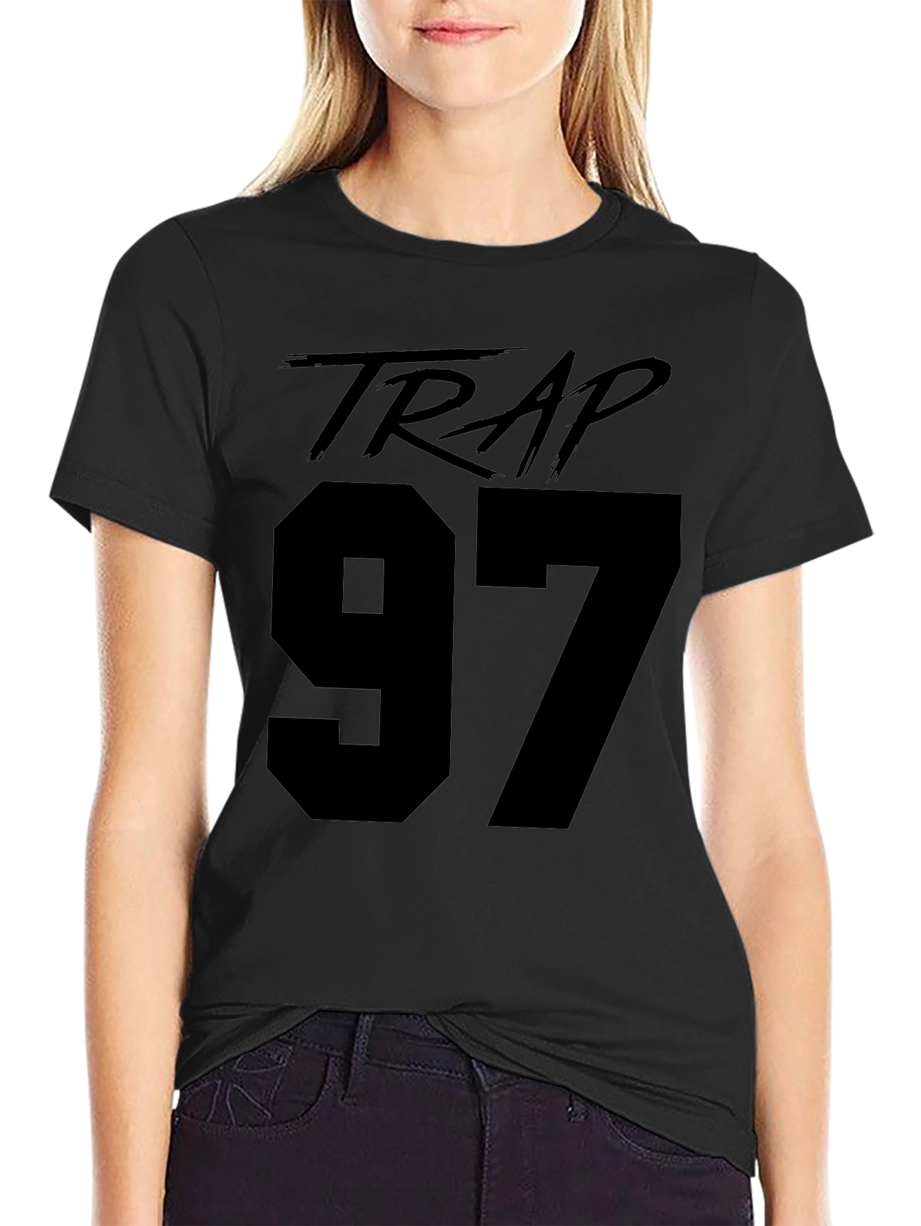 Trap 97 Black Graphic T-Shirt