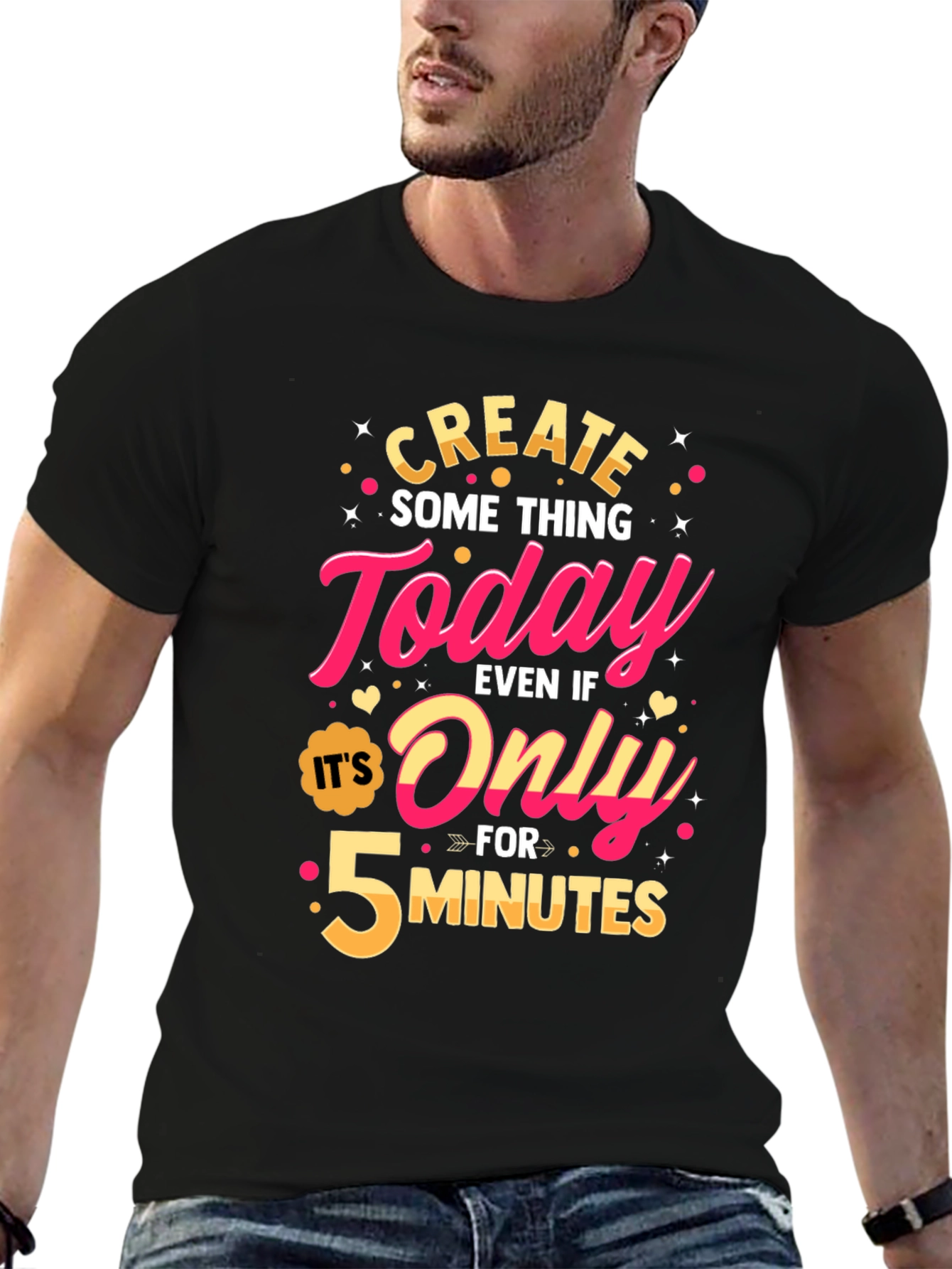 Create Something Today Graphic T-Shirt