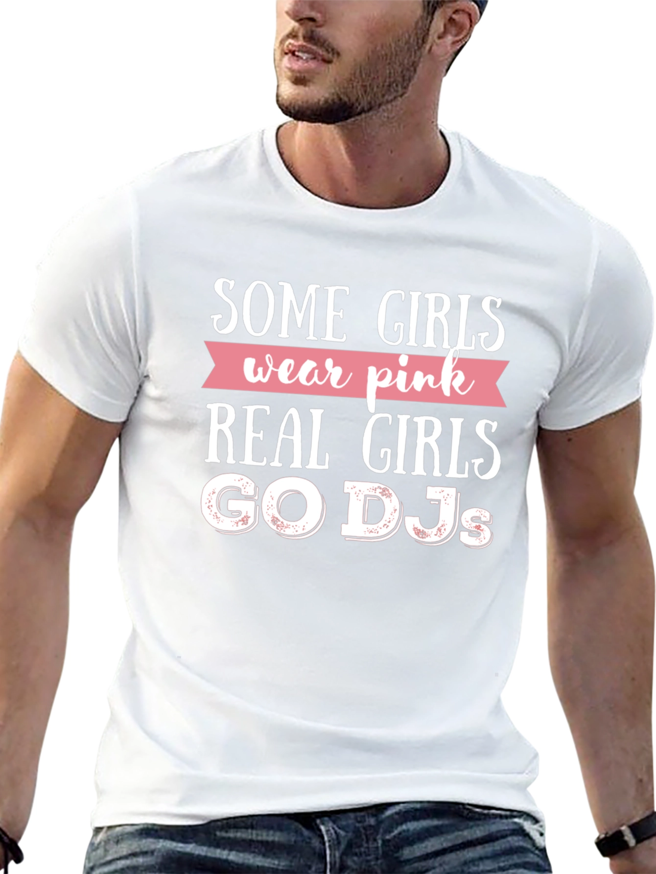 Real Girls Go DJs Graphic T-Shirt