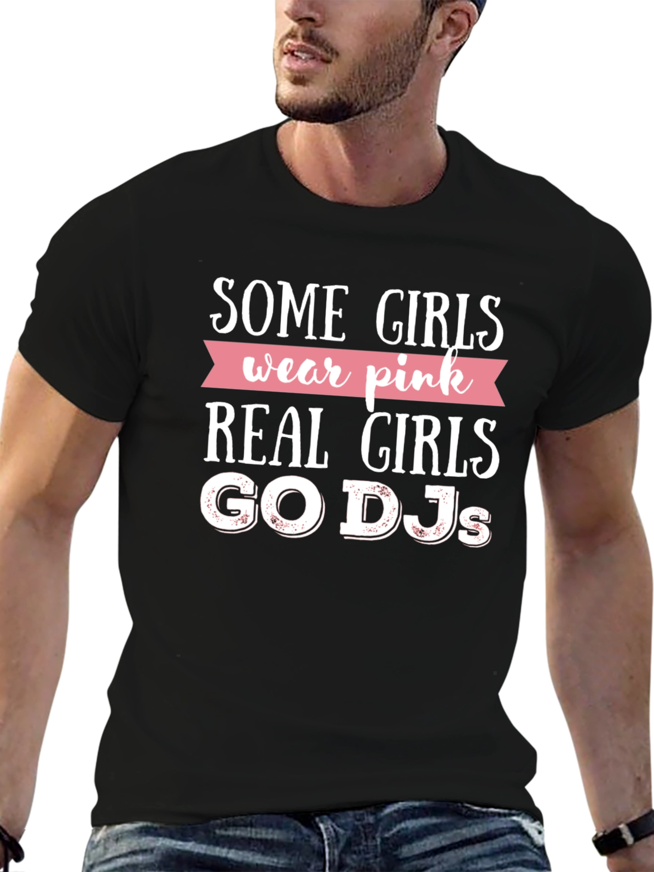 Real Girls Go DJs Graphic T-Shirt