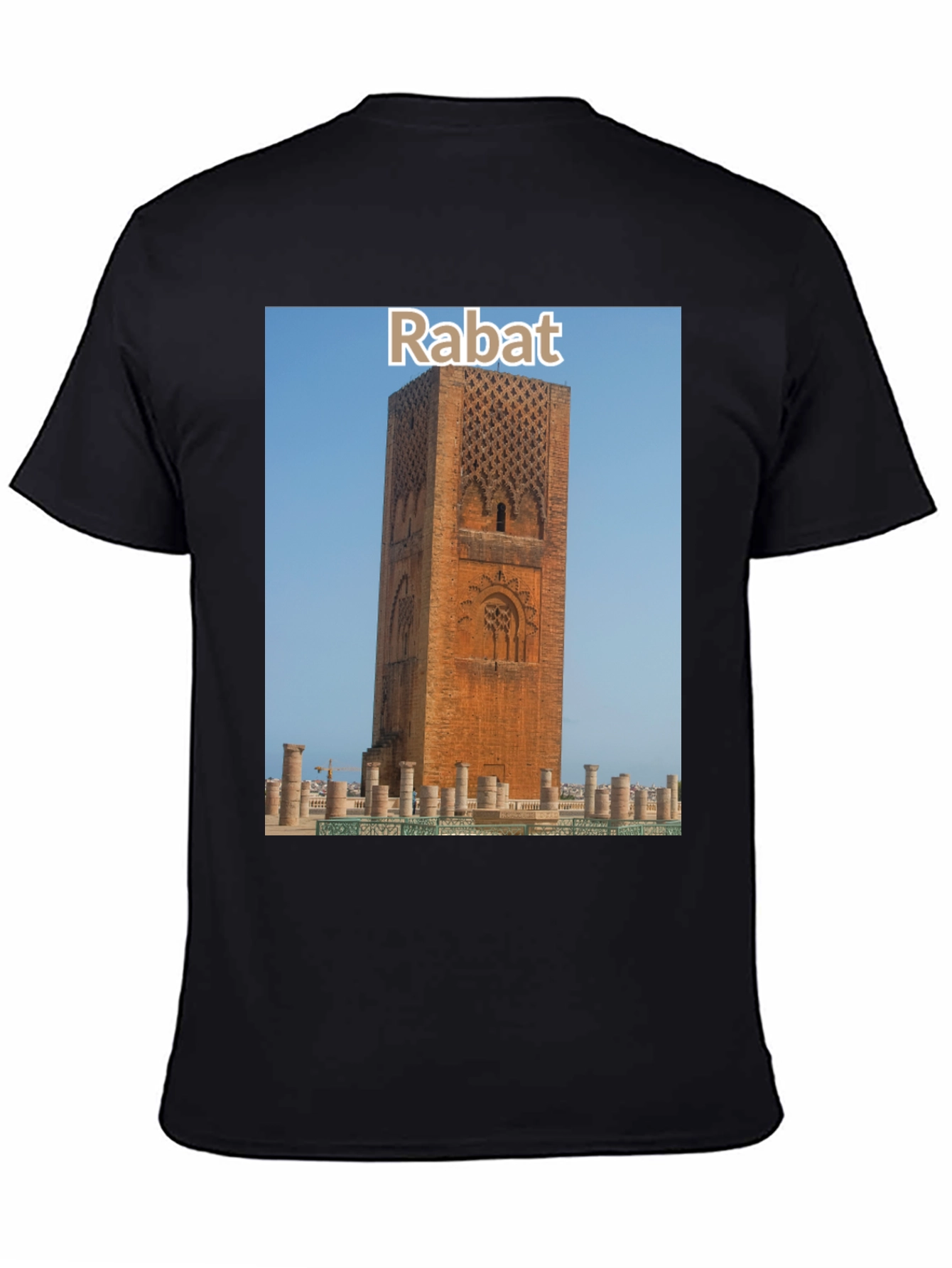 Rabat Tower T-Shirt: Travel Souvenir Tee