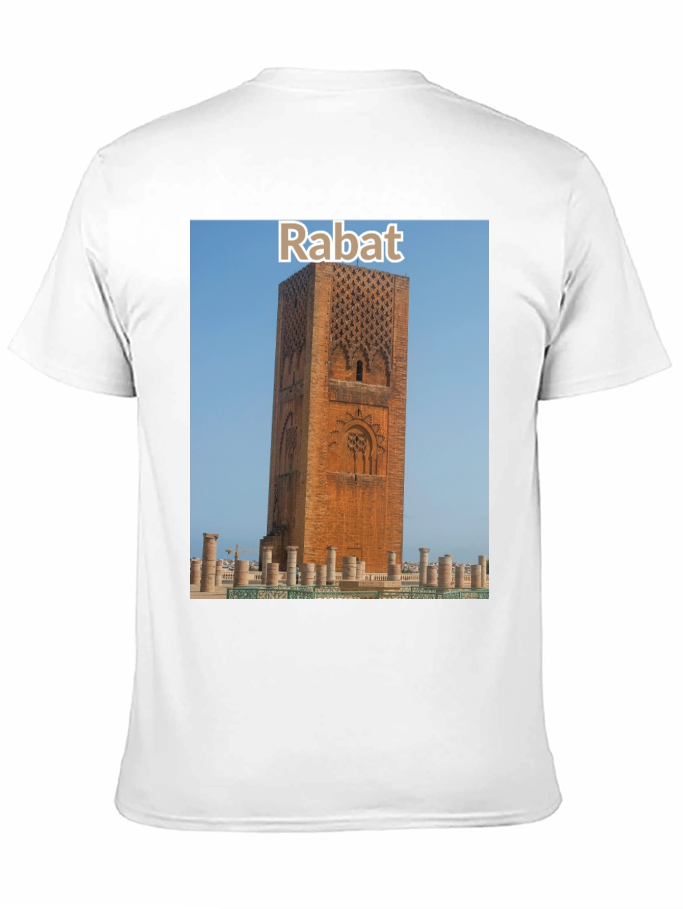Rabat Tower T-Shirt: Travel Souvenir Tee