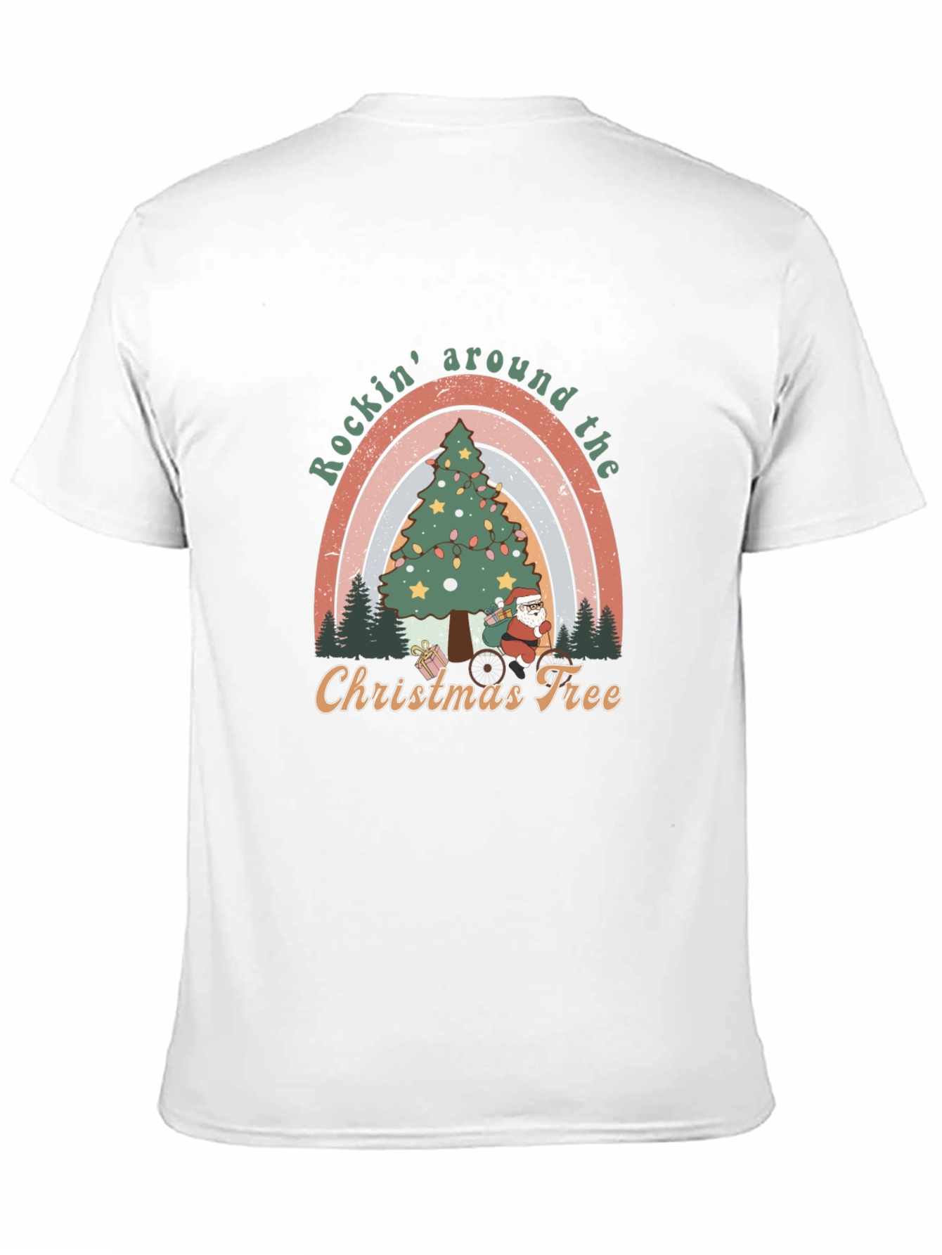 Rockin Around Christmas Tree Graphic Tee