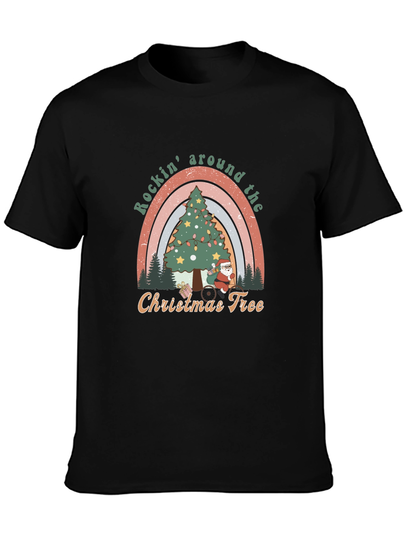 Rockin Around Christmas Tree Graphic Tee