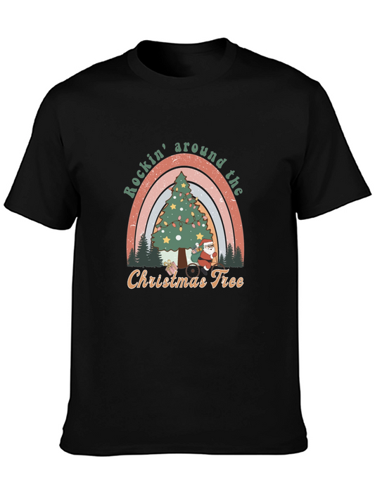 Rockin Around Christmas Tree Graphic Tee