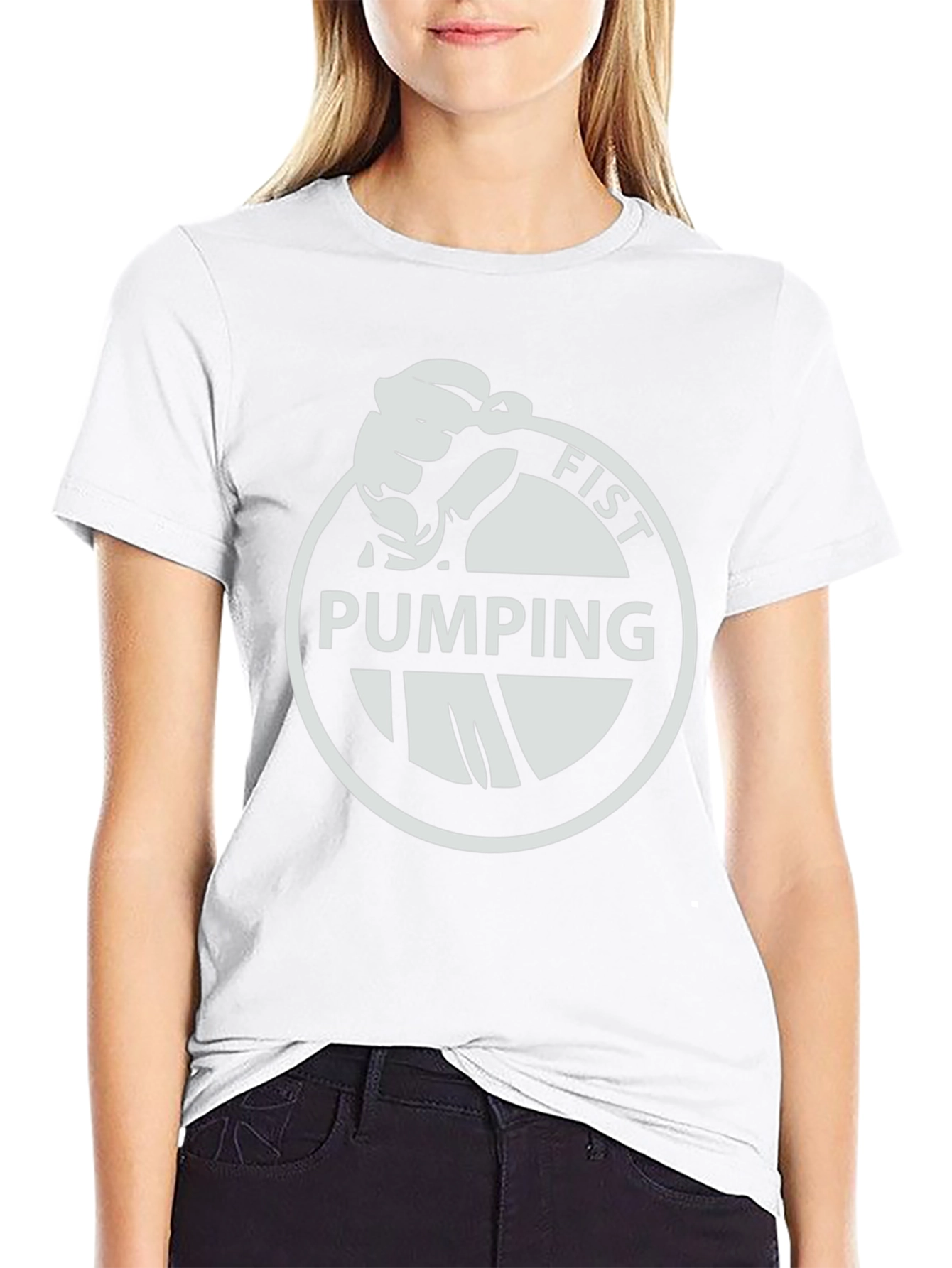 Fist Pumping T-Shirt - Black Graphic Tee