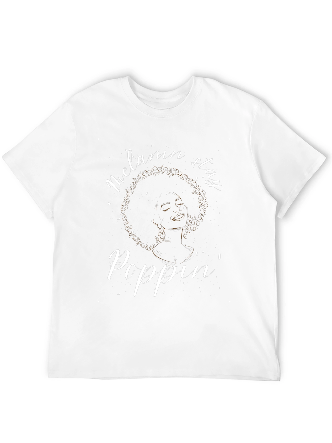 Melanin Stay Poppin Graphic Tee