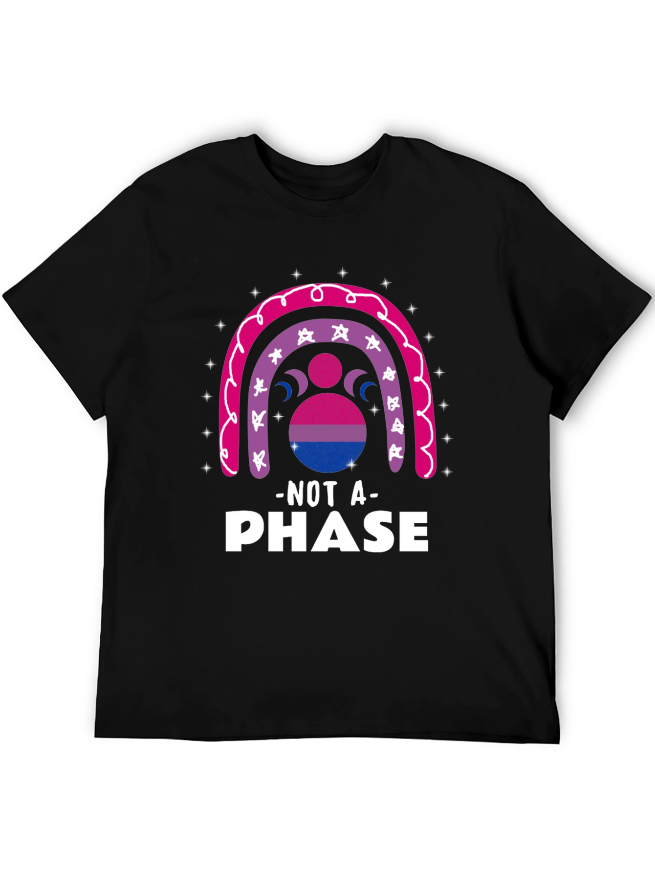 Bisexual Pride Rainbow T-Shirt - Not a Phase