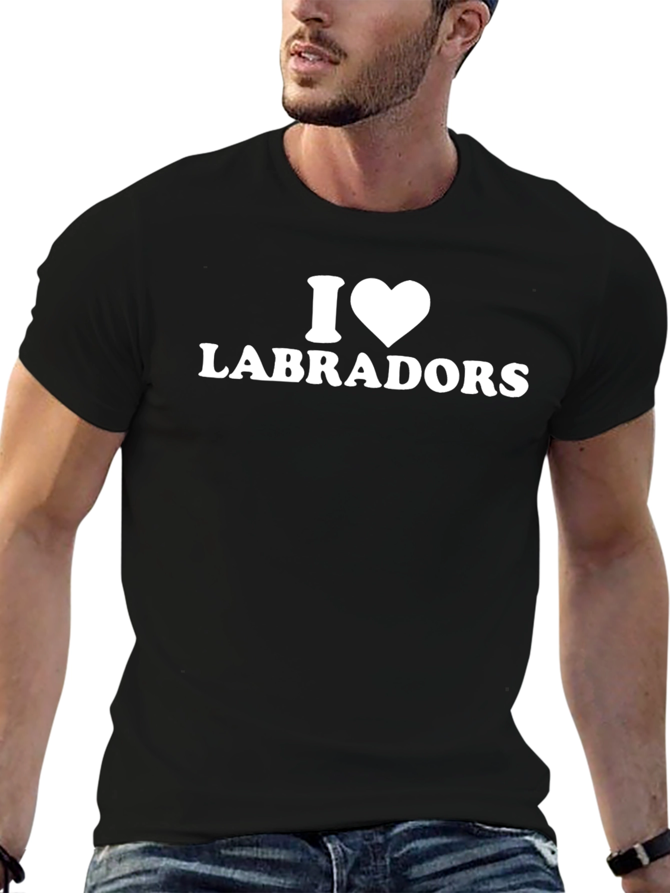 I Heart Labradors T-Shirt Dog Lover Tee