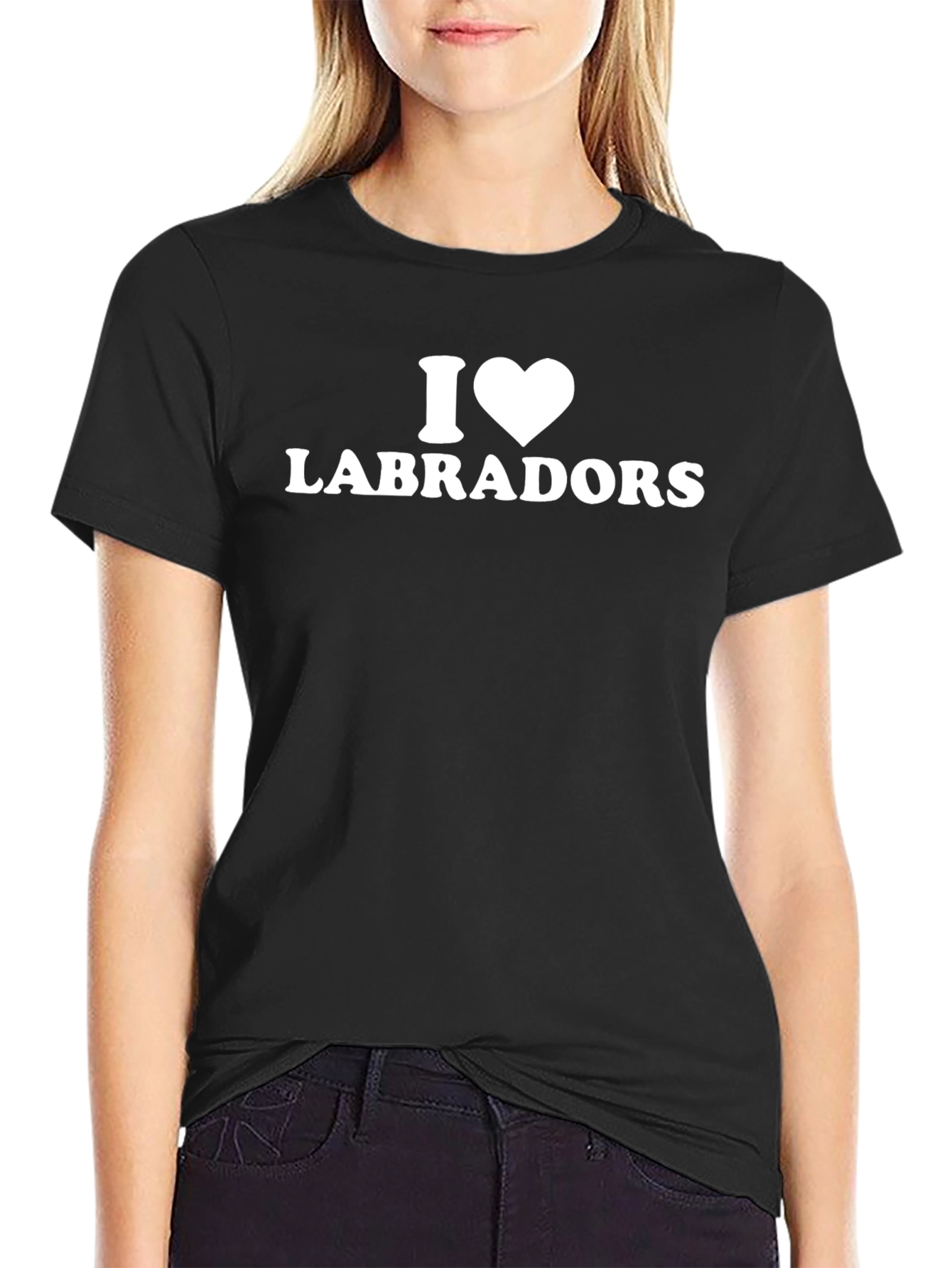 I Heart Labradors T-Shirt Dog Lover Tee