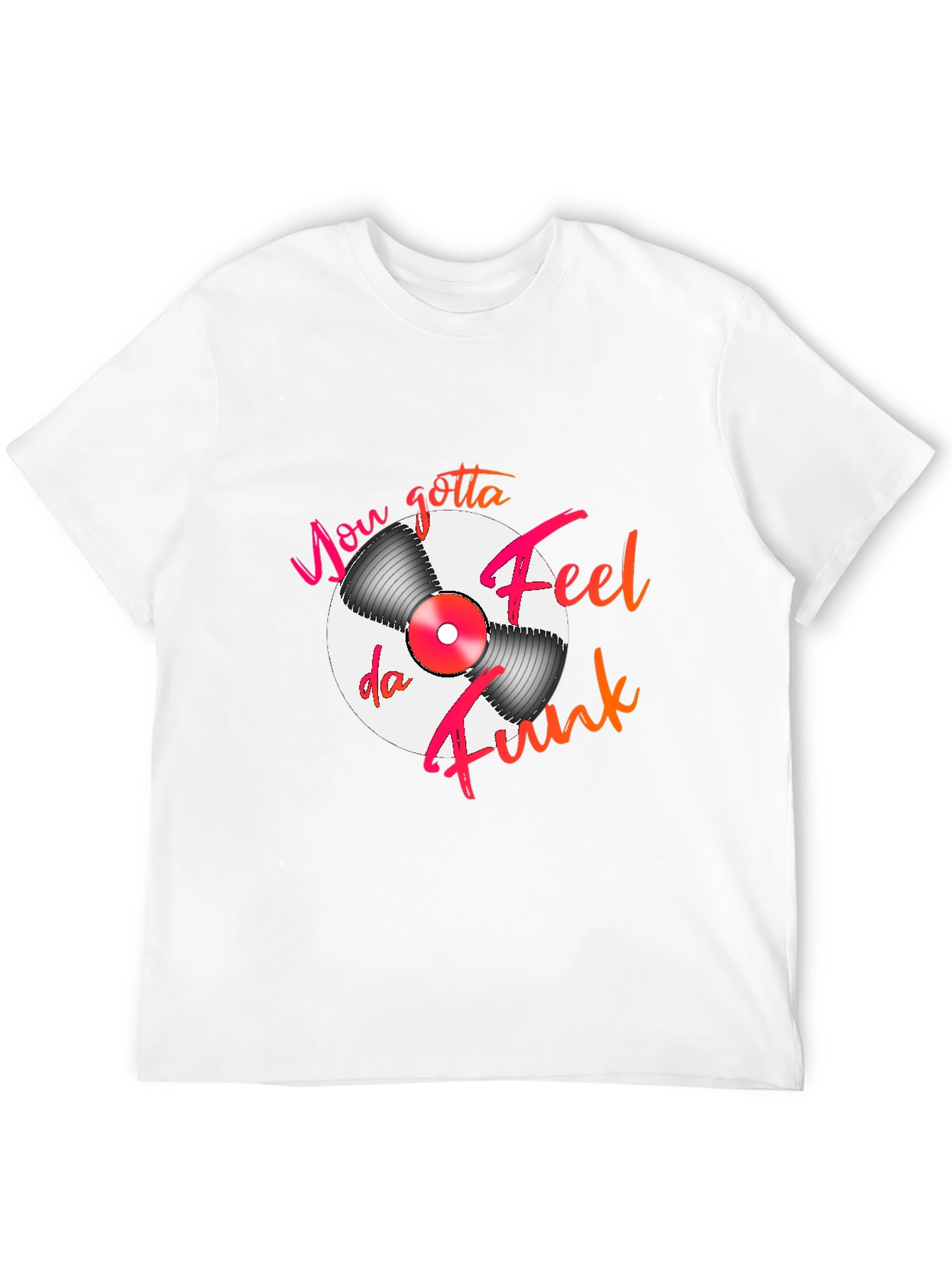 Feel Da Funk Graphic T-Shirt - Black