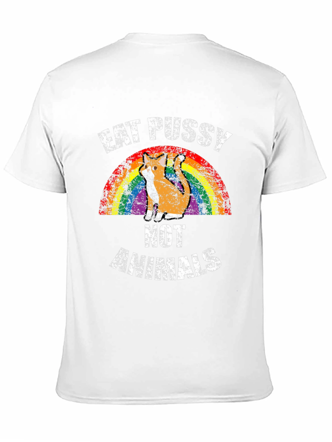 Eat Pussy Not Animals Graphic T-Shirt